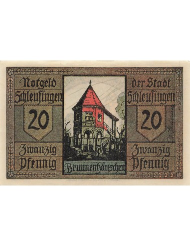 Allemagne 20 Pfennig - Schleusingen - Notgeld 20 pfennig