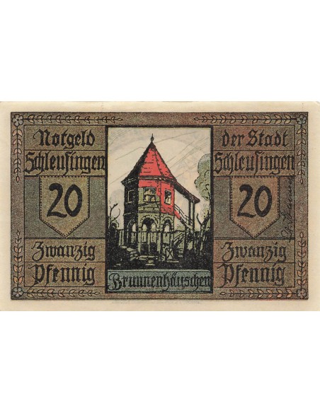 Allemagne 20 Pfennig - Schleusingen - Notgeld 20 pfennig