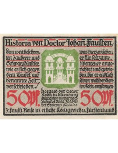 Allemagne 50 Pfennig - Roda - Notgeld - 1921 50 pfennig 1921