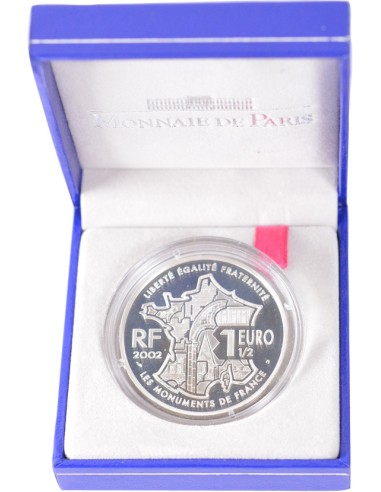 50 Euro argent BE - Butte Montmartre - 2002 - avec coffret et certificat 1