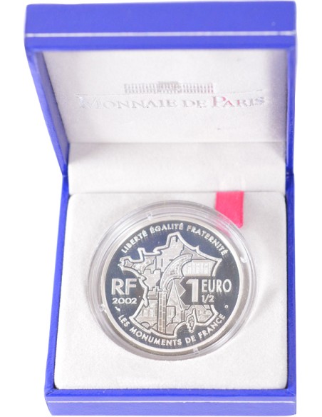 50 Euro argent BE - Butte Montmartre - 2002 - avec coffret et certificat 1