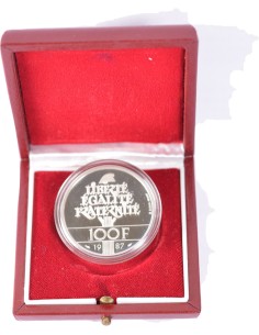 100 Francs argent BE - La Fayette - 1987 - avec coffret et certificat 100 francs Argent 1987 2