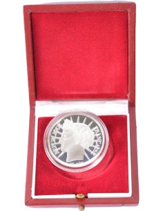 100 Francs argent BE - Fraternité - 1988 - avec coffret et certificat 100 francs Argent 1988