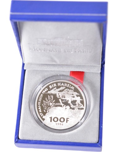 100 Francs argent BE - Koenig - 1994 - avec coffret et certificat 100 francs Argent 1994