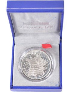 100 Francs argent BE - Appel du 18 Juin - 1994 - avec coffret et certificat 100 francs Argent 1994 2