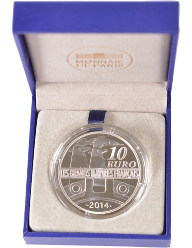 10 Euro argent BE - Normandie - 2014 - avec coffret et certificat 10 euros Argent 2002