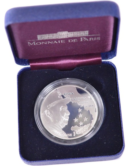 100 Francs argent BE - Maréchal Juin - 1994 - avec coffret sans certificat 100 francs Argent 1994