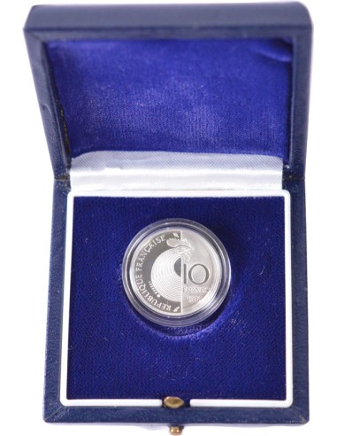 10 Francs argent BE - Schuman - 1986 - avec coffret et certificat 10 francs Argent 1986