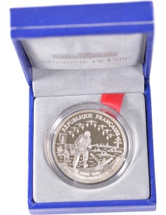 1 Franc argent BE - Débarquement - 1993 - avec coffret et certificat 1 franc Argent 1993 2