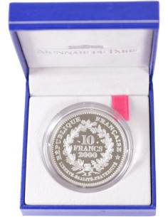 10 Francs argent BE - Marianne Lagriffoul - 2000 - avec coffret et certificat 10 francs Argent 1994 2