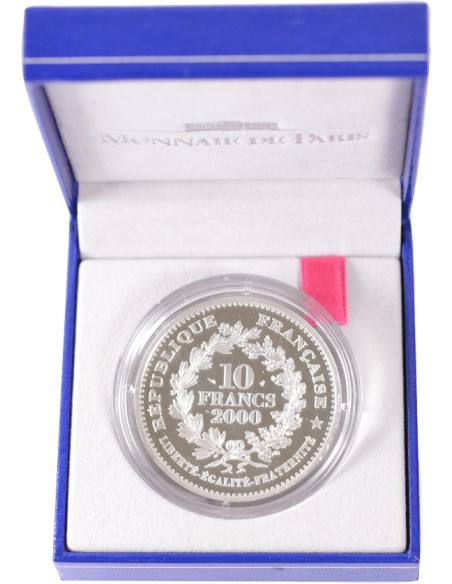 10 Francs argent BE - Marianne Lagriffoul - 2000 - avec coffret et certificat 10 francs Argent 1994