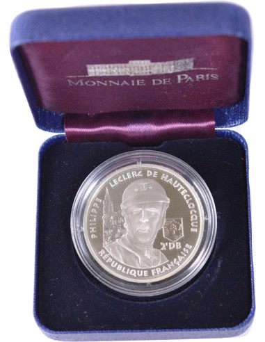 100 Francs argent BE - De Hauteclocque - 1994 - avec coffret et certificat 100 francs Argent 1994