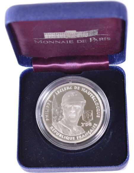 100 Francs argent BE - De Hauteclocque - 1994 - avec coffret et certificat 100 francs Argent 1994