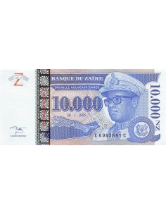 Zaïre 10000 Nouveaux Zaïres - 30-01-1995 - P.70 10000 nvx zaires 1995