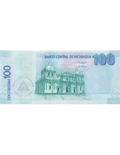 Nicaragua 100 Cordobas - ND (2007) - P.204 100 cordobas 2007 2