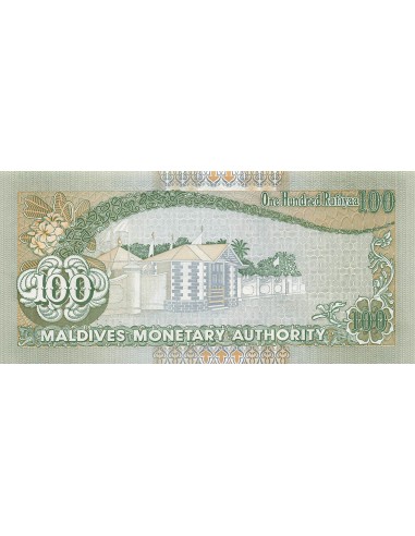 Maldives 100 Rufiyaa - 2000 - P.22 100 rufiyaa 2000