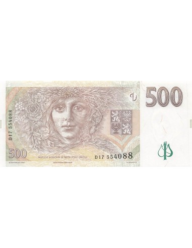 Tchèque République 500 Korun - Božena Němcová - 1997 - P.20 500 korun 1997
