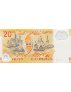 Singapour 20 Dollars - Yusof bin Ishak - 2007 - P.53 20 dollars 2007 2