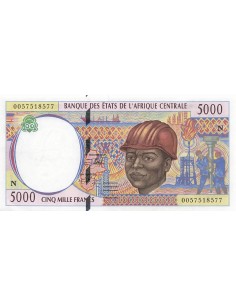 BEAC 5000 Francs - Guinée Equatoriale - 2000 - P.504f 5000 francs 2000