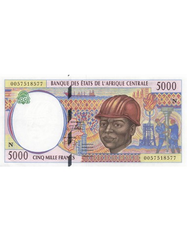 BEAC 5000 Francs - Guinée Equatoriale - 2000 - P.504f 5000 francs 2000