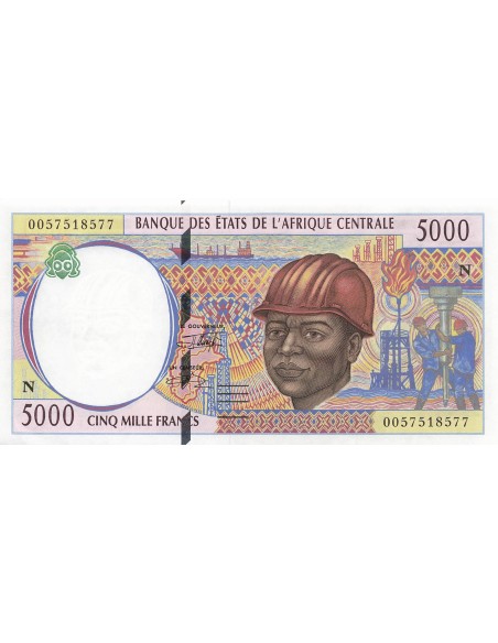 BEAC 5000 Francs - Guinée Equatoriale - 2000 - P.504f 5000 francs 2000
