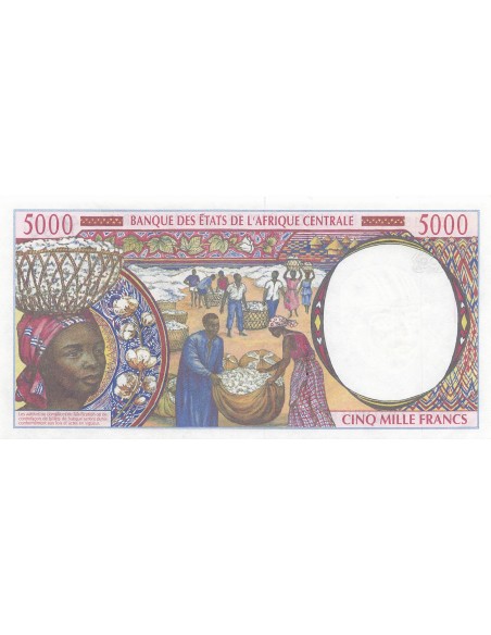 BEAC 5000 Francs - Guinée Equatoriale - 2000 - P.504f 5000 francs 2000
