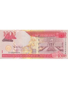 République dominicaine 1000 Pesos de Oro - 2006 - P.180 1000 pesos de oro 2006