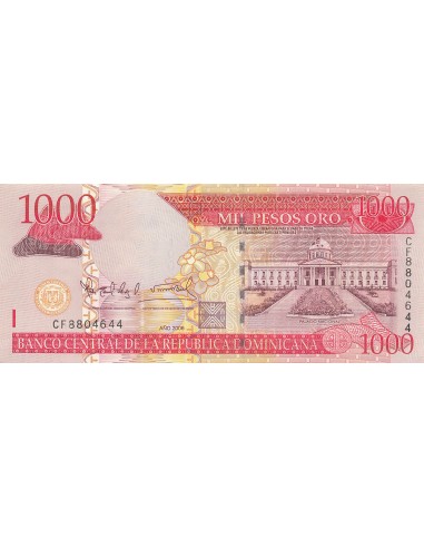 République dominicaine 1000 Pesos de Oro - 2006 - P.180 1000 pesos de oro 2006