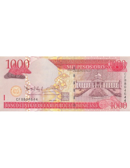 République dominicaine 1000 Pesos de Oro - 2006 - P.180 1000 pesos de oro 2006
