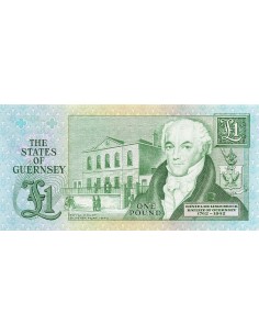 Guernesey 1 Pound - De Lisle Brock - ND (1980-89) - P.48 1 pound 1980 2