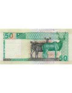 Namibie 50 Dollars - Hendrik Witbooi - ND (2003) - P.8 50 dollars 2003 2