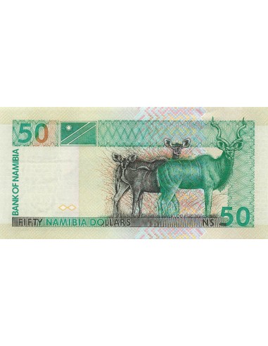 Namibie 50 Dollars - Hendrik Witbooi - ND (2003) - P.8 50 dollars 2003