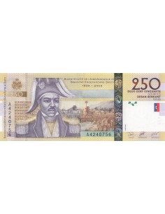 Haïti Jean-Jacques Dessalines dit Jacques Ier 250 Gourdes - Dessalines - 2004 - P.276 250 gourdes 2004