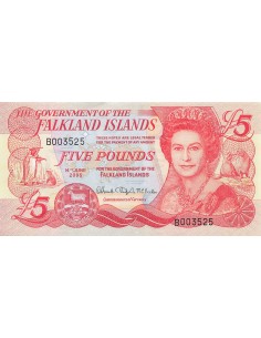 Iles Falkland 5 pounds - Elisabeth II - 2005 - P.17 5 pounds 2005
