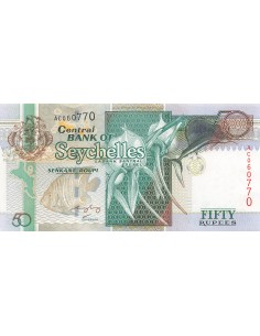 Seychelles 50 Rupees - ND (2004) - P.39A 50 rupees 2004