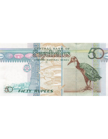 Seychelles 50 Rupees - ND (2004) - P.39A 50 rupees 2004