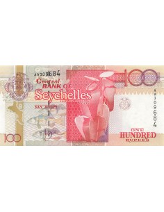 Seychelles 100 Rupees - ND (1998-2010) - P.39 100 rupees 1998 2