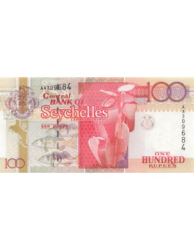 Seychelles 100 Rupees - ND (1998-2010) - P.39 100 rupees 1998