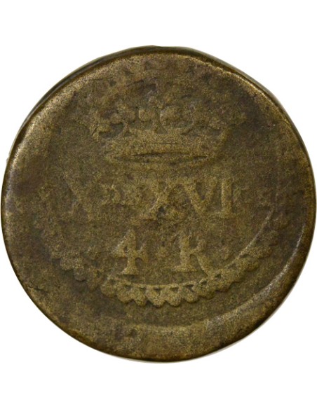 Espagne 4 reales Laiton