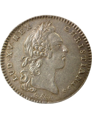 Louis XV Conseillers du Roi & Notaires 1 jeton Argent 1720 (1756)
