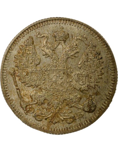 Russie Nicolas II Nicolas II - 20 Kopecks Argent - 1912 СПБ St Pétersbourg ЭБ 20 kopeks Argent 1912 Saint-Petersbourg