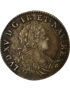 Louis XV France-Navarre 20 sols Argent 1719 A - Paris 2