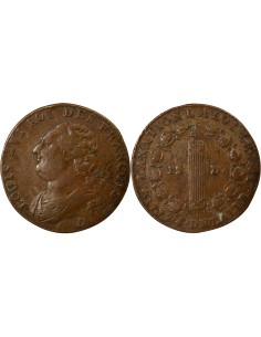 Louis XVI au Faisceau 12 deniers Cuivre 1792 D Lyon