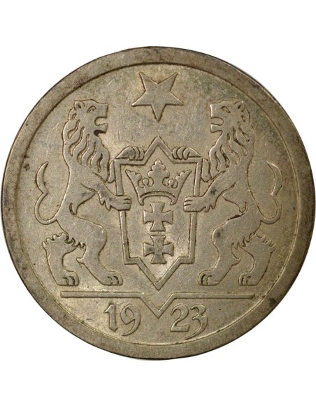 Pologne Dantzig - 2 Gulden Argent - 1923 2 gulden Argent 1923