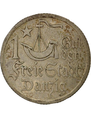 Pologne Dantzig - Gulden Argent - 1923 Berlin 1 gulden Argent 1923 A Berlin