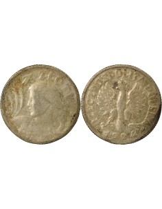 Pologne Zloty Argent - 1924 Paris 1 zloty Argent 1924 Philadelphie