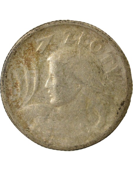 Pologne Zloty Argent - 1924 Paris 1 zloty Argent 1924 Philadelphie