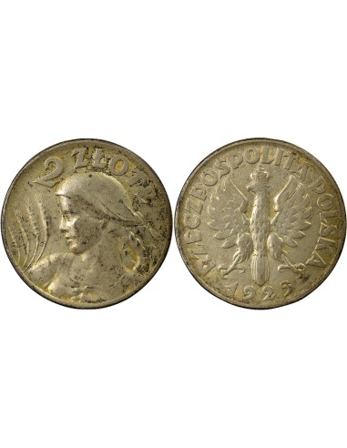 Pologne 2 Zlote Argent - 1925 Philadelphie 2 zlote Argent 1925 Philadelphie