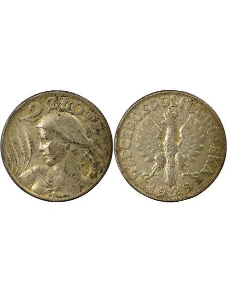 Pologne 2 Zlote Argent - 1925 Philadelphie 2 zlote Argent 1925 Philadelphie