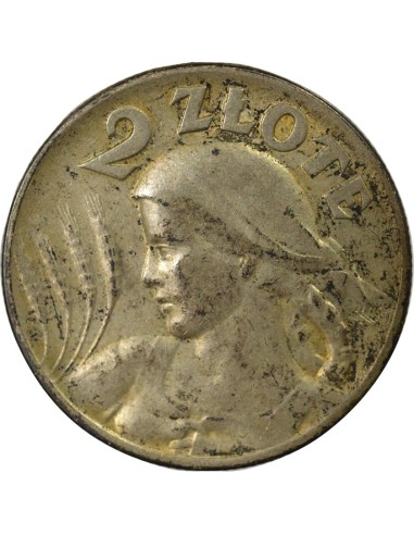 Pologne 2 Zlote Argent - 1925 Philadelphie 2 zlote Argent 1925 Philadelphie